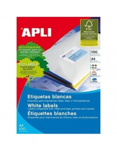 C/100 Etiquetas APLI Nº8...