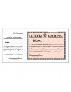 Talonario "Lotería" 110 x...