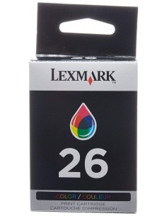 Cartucho Lexmar 26 color...
