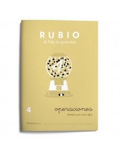 Cuaderno operaciones Rubio 4