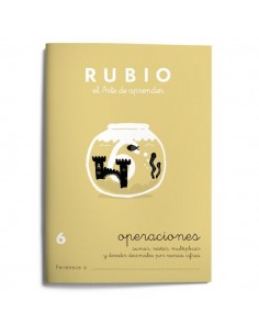 Cuaderno operaciones Rubio 6